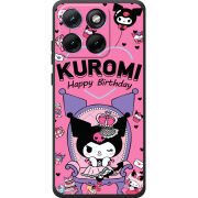 Чохол BoxFace Moto Edge 70 Fusion День народження Kuromi
