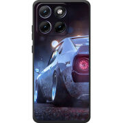 Чохол BoxFace Moto Edge 70 Fusion Silver Car
