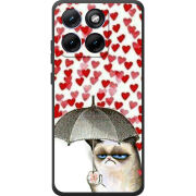 Чохол BoxFace Moto Edge 70 Fusion Raining Hearts