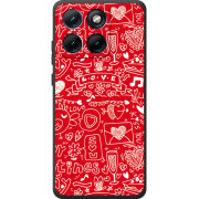 Чохол BoxFace Moto Edge 70 Fusion Happy Valentines