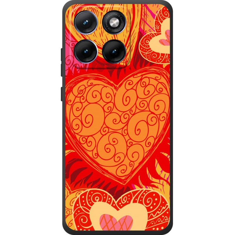 Чохол BoxFace Moto Edge 70 Fusion Warm Hearts