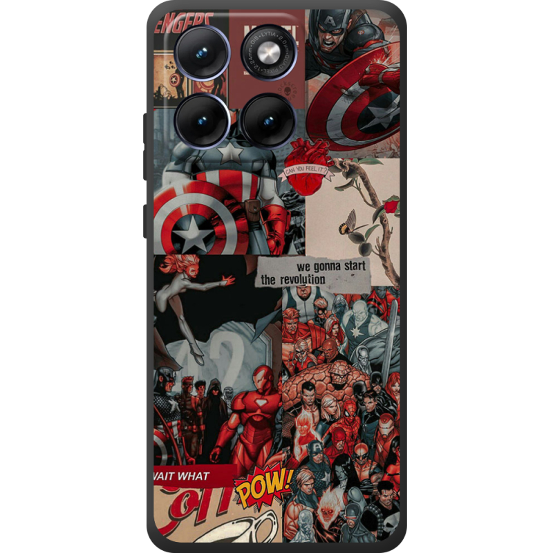 Чохол BoxFace Moto Edge 70 Fusion Marvel Avengers