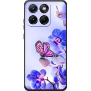 Чохол BoxFace Moto Edge 70 Fusion Orchids and Butterflies