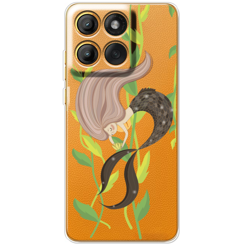 Прозорий чохол BoxFace Moto Edge 70 Fusion Cute Mermaid