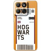 Прозорий чохол BoxFace Moto Edge 70 Fusion Ticket Hogwarts
