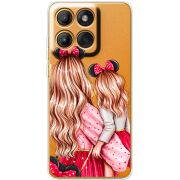 Прозорий чохол BoxFace Moto Edge 70 Fusion Mouse Girls