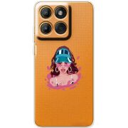 Прозорий чохол BoxFace Moto Edge 70 Fusion Selena Gomez
