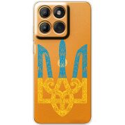 Прозорий чохол BoxFace Moto Edge 70 Fusion Gold Trident