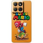 Прозорий чохол BoxFace Moto Edge 70 Fusion Super Mario