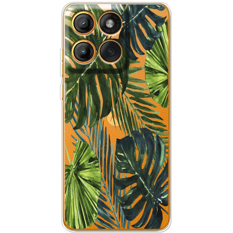 Прозорий чохол BoxFace Moto Edge 70 Fusion Palm Tree