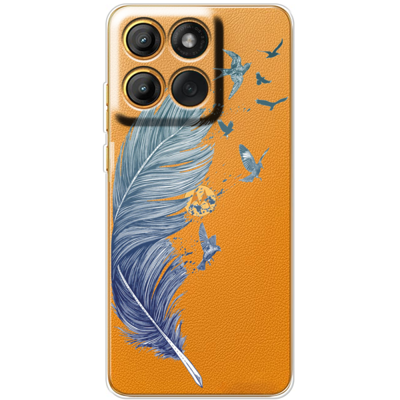 Прозорий чохол BoxFace Moto Edge 70 Fusion Feather