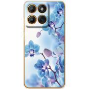 Чохол зі стразами Moto Edge 70 Fusion Orchids