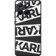 Чорний чохол BoxFace Moto Edge 70 Fusion White Karl