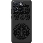 Чорний чохол BoxFace Moto Edge 70 Fusion Black Coffee