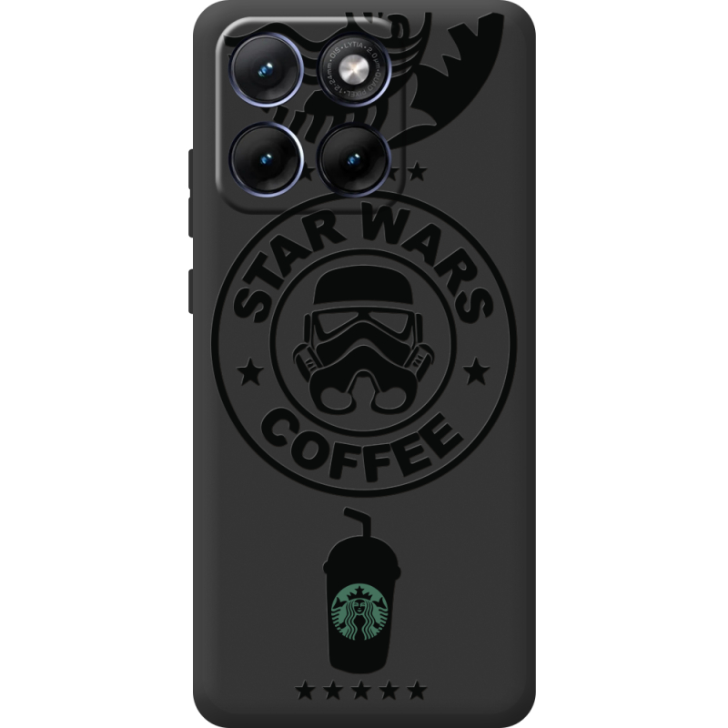 Чорний чохол BoxFace Moto Edge 70 Fusion Dark Coffee