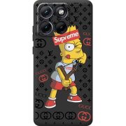 Чорний чохол BoxFace Moto Edge 70 Fusion Yellow Fun