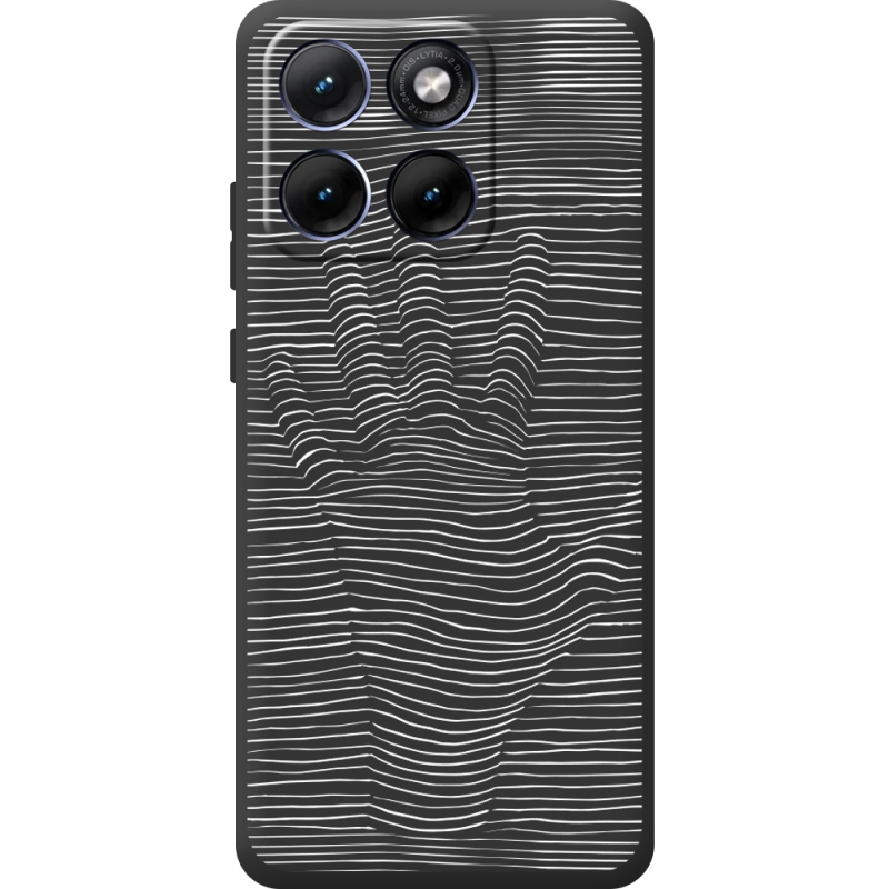 Чорний чохол BoxFace Moto Edge 70 Fusion Optical Hand