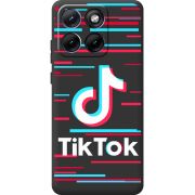 Чорний чохол BoxFace Moto Edge 70 Fusion Tik Tok