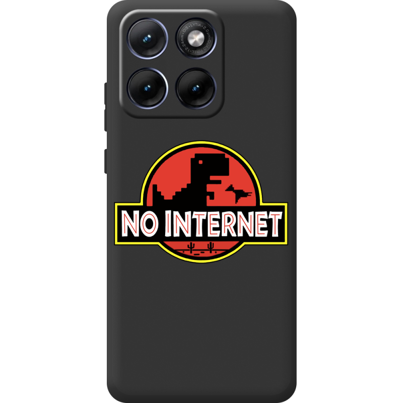 Чорний чохол BoxFace Moto Edge 70 Fusion No Internet
