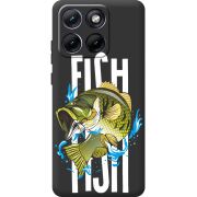 Чорний чохол BoxFace Moto Edge 70 Fusion Fish