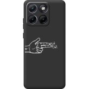 Чорний чохол BoxFace Moto Edge 70 Fusion Pew Pew