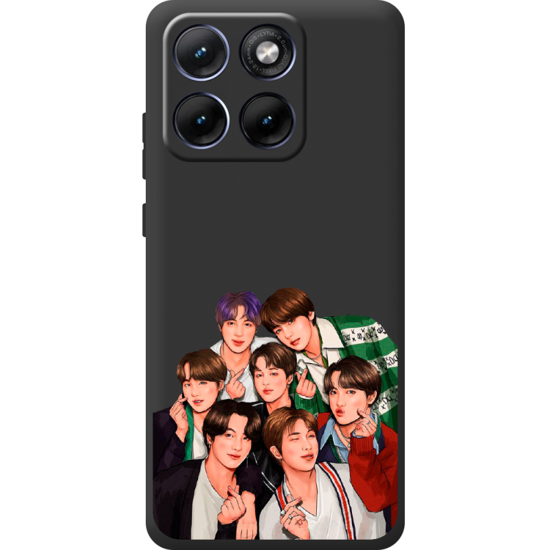 Чорний чохол BoxFace Moto Edge 70 Fusion BTS