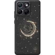 Чорний чохол BoxFace Moto Edge 70 Fusion Moon