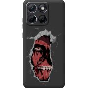 Чорний чохол BoxFace Moto Edge 70 Fusion Нападение на Титана