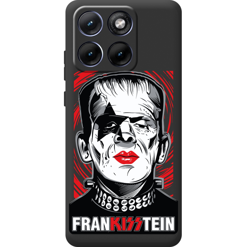 Чорний чохол BoxFace Moto Edge 70 Fusion Frankisstein