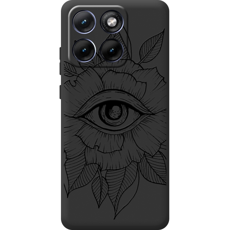 Чорний чохол BoxFace Moto Edge 70 Fusion Eye