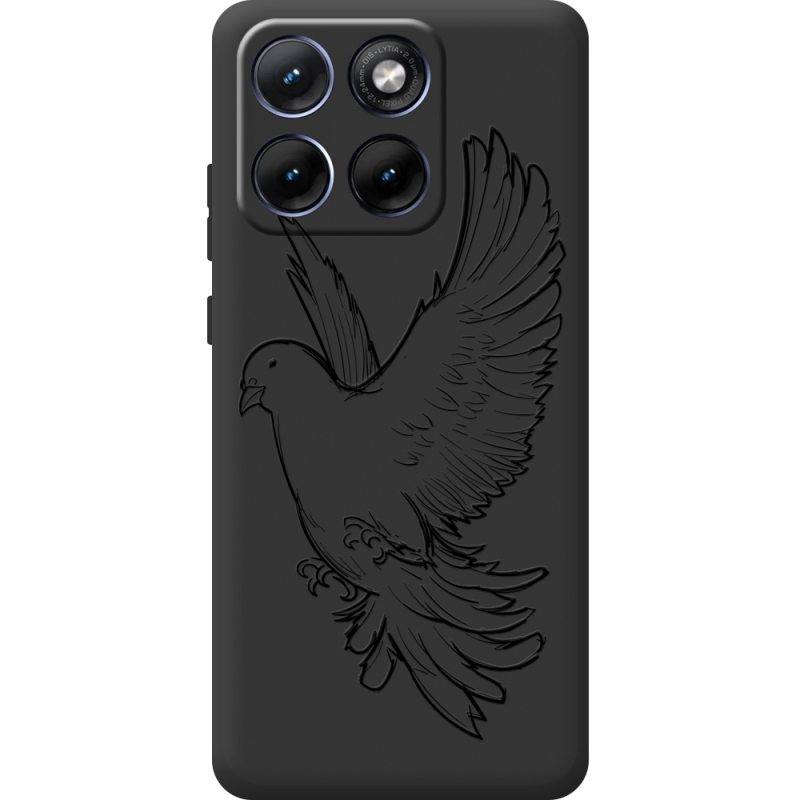 Чорний чохол BoxFace Moto Edge 70 Fusion Dove