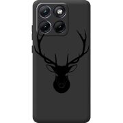 Чорний чохол BoxFace Moto Edge 70 Fusion Deer