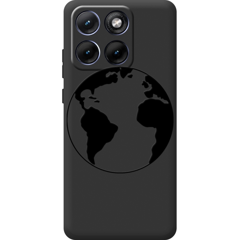 Чорний чохол BoxFace Moto Edge 70 Fusion Earth
