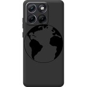 Чорний чохол BoxFace Moto Edge 70 Fusion Earth