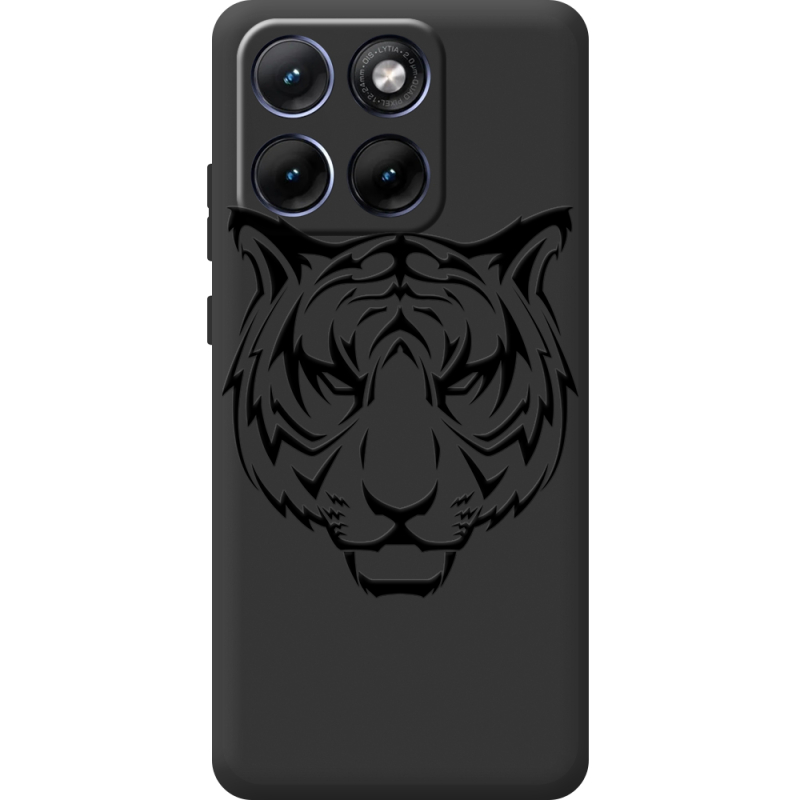 Чорний чохол BoxFace Moto Edge 70 Fusion Tiger