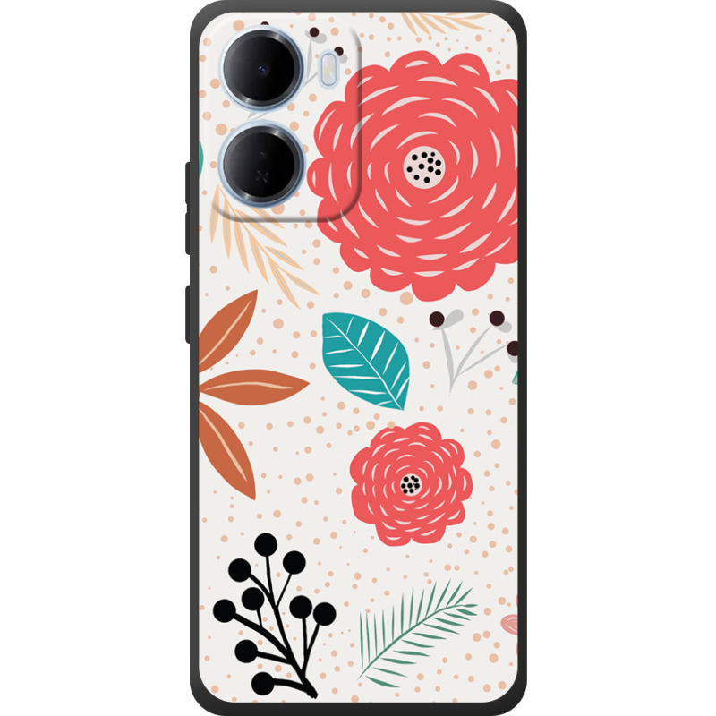 Чохол BoxFace Xiaomi Redmi 15A Line Flowers