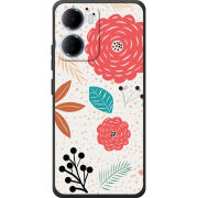 Чохол BoxFace Xiaomi Redmi 15A Line Flowers