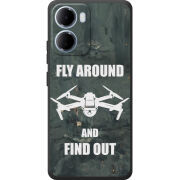 Чохол BoxFace Xiaomi Redmi 15A Дрон Fly Around