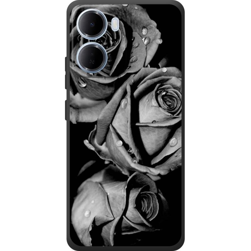 Чохол BoxFace Xiaomi Redmi 15A Black and White Roses
