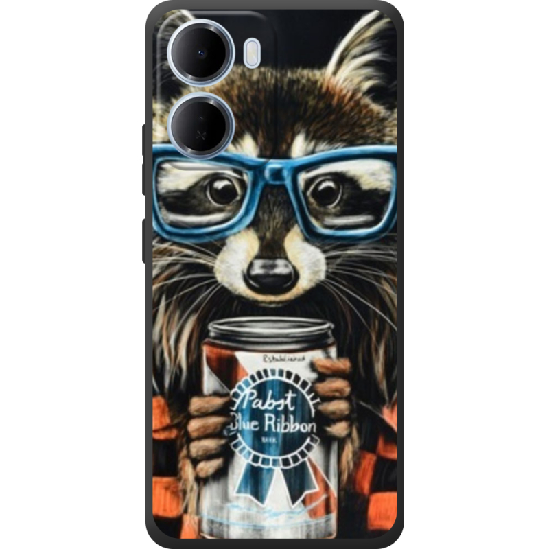 Чохол BoxFace Xiaomi Redmi 15A Енот с банкой