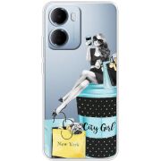 Прозорий чохол BoxFace Xiaomi Redmi 15A City Girl