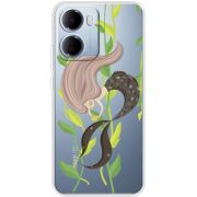 Прозорий чохол BoxFace Xiaomi Redmi 15A Cute Mermaid