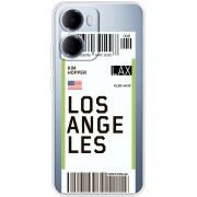 Прозорий чохол BoxFace Xiaomi Redmi 15A Ticket Los Angeles