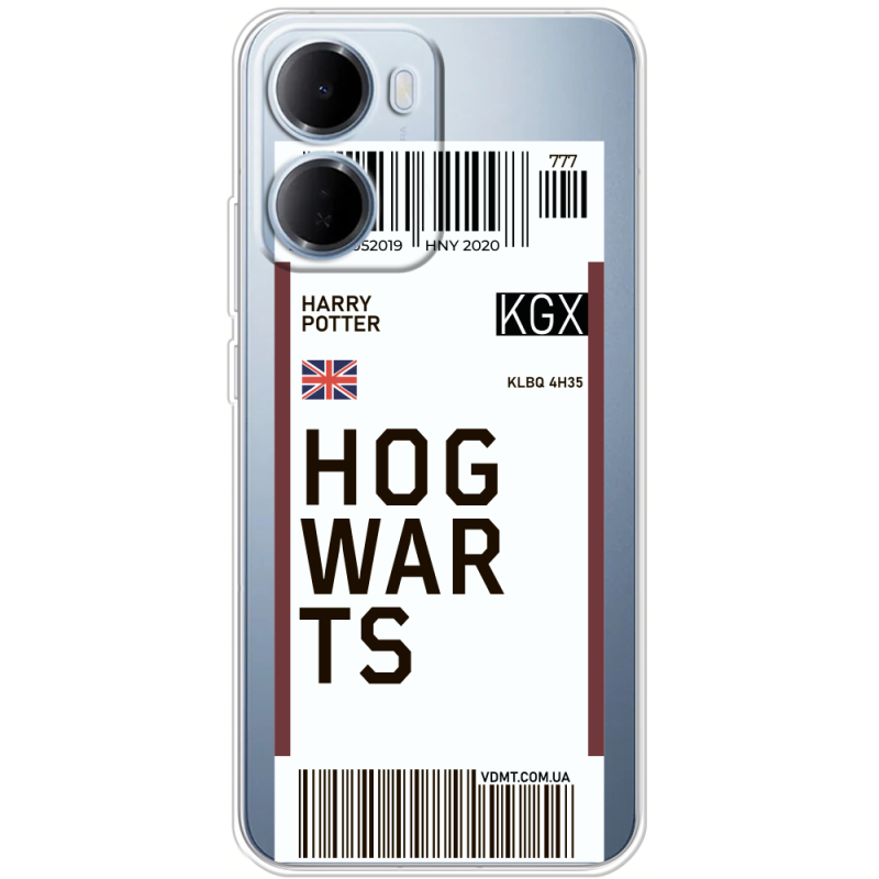 Прозорий чохол BoxFace Xiaomi Redmi 15A Ticket Hogwarts
