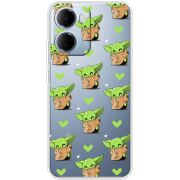 Прозорий чохол BoxFace Xiaomi Redmi 15A Pattern Baby Yoda