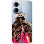Прозорий чохол BoxFace Xiaomi Redmi 15A Queen and Princess