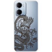 Прозорий чохол BoxFace Xiaomi Redmi 15A Chinese Dragon