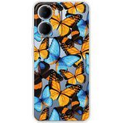 Прозорий чохол BoxFace Xiaomi Redmi 15A Butterfly Morpho