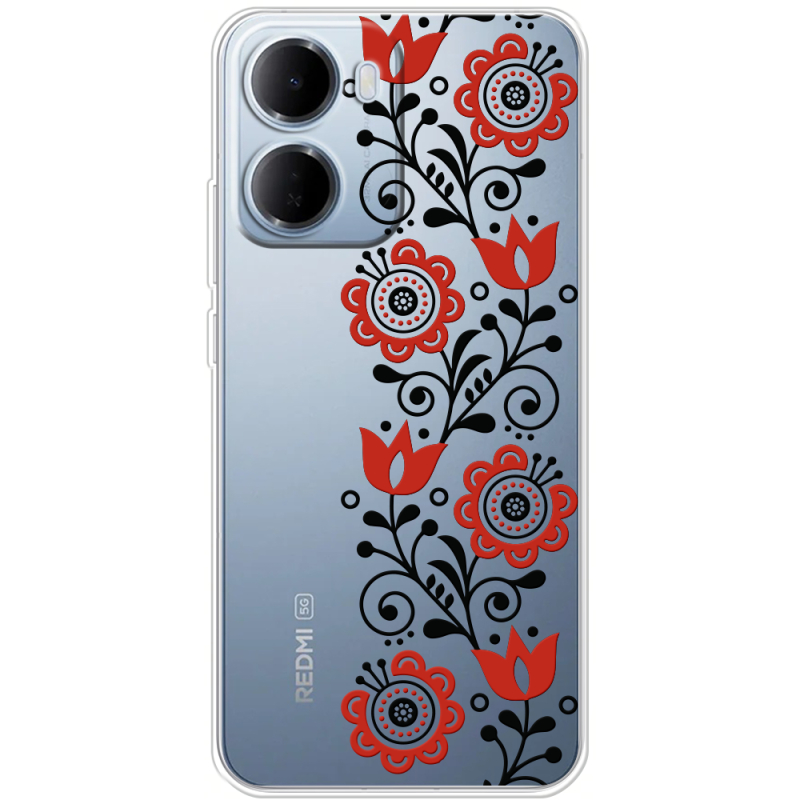 Прозорий чохол BoxFace Xiaomi Redmi 15A Ethno Ornament