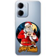 Прозорий чохол BoxFace Xiaomi Redmi 15A Cool Santa